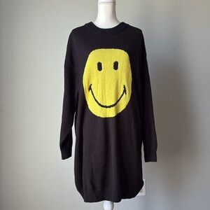 Smiley x H&M | Black Sweater with Smiley Face